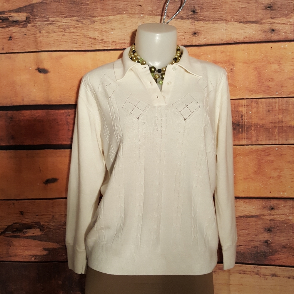 Longsleeve knitted polo